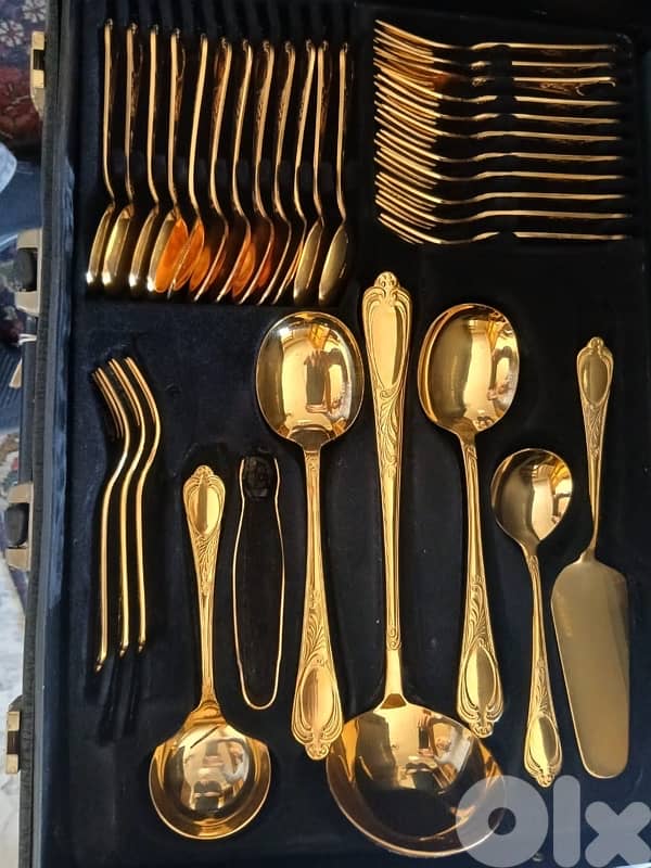 SBS Solingen Gold-Plated Cutlery Set (Complete Set) 2