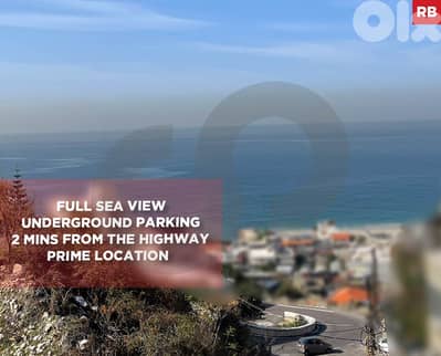 underground parking, sea view, Nahr Ibrahim/نهر إبراهيم  REF#RB131318