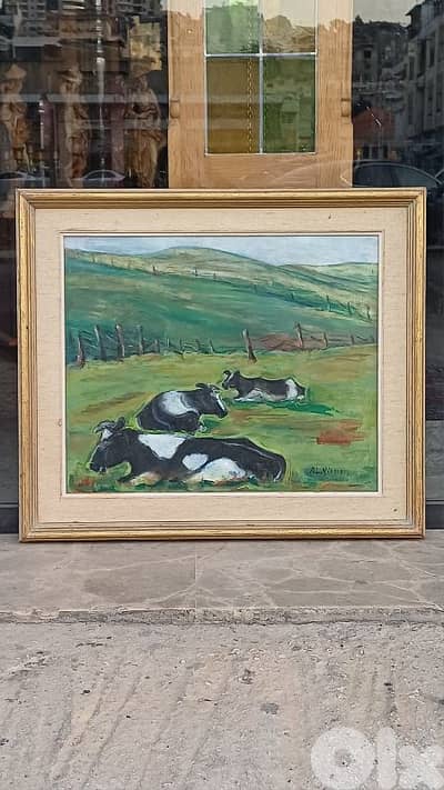 لوحة رسم زيتي اوروبية