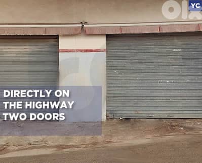 on the highway,Two doors jbeil/جبيل  REF#YC131612