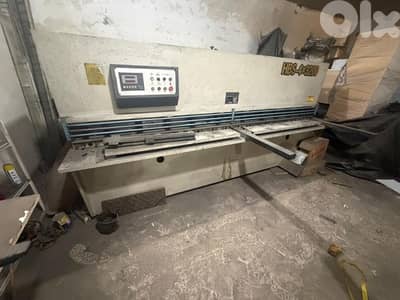 steel guillotine 4mm x 3200mm مقص حديد ٤ميلي