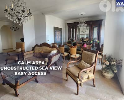 sea view, 3 balconies , Parking place, Khaldeh/خلدة REF#WA131825