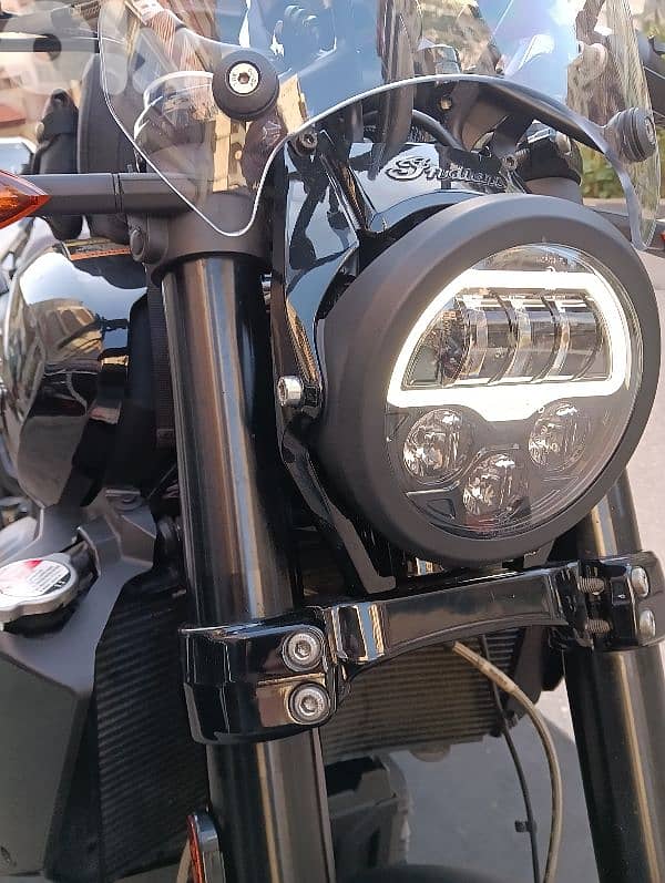 Indian Ftr 1200cc like new 900miles company source cruise control 3