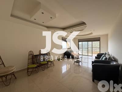 L20163 - Fully Furnished Decorated Apartment For Rent in Broumana