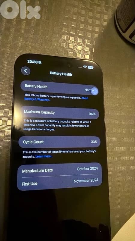 iphone 16 pro max black / 512 gb / with apple care 1