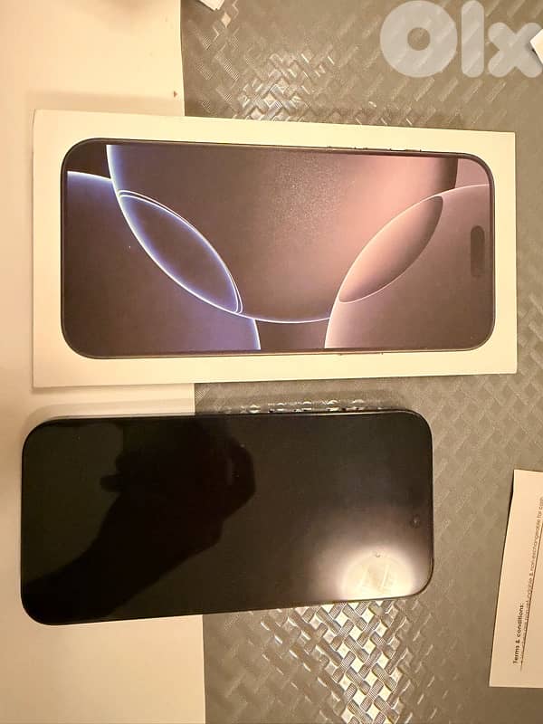 iphone 16 pro max black / 512 gb / with apple care 3