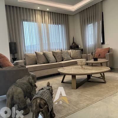 200 sqm Fully Furnished Apartment With Open View in MANSOURIEH