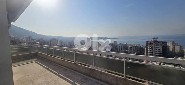 Seaview Rooftop 190m 3Bedroom+130m Terrace Sahel Alma Kesrwan