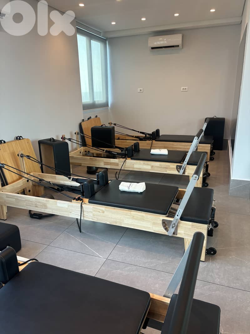 Barely used (2 months) Pilates reformer beds 2