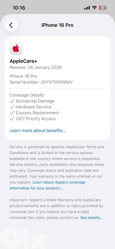 iPhone 16 pro 128 gb