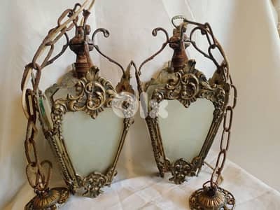 جوز فوانيس روماني أنتيك برونز