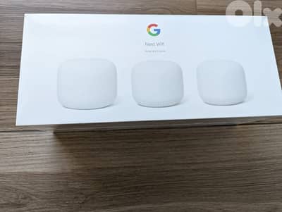 Google Wifi Mesh Router (2nd gen) with smart speakers