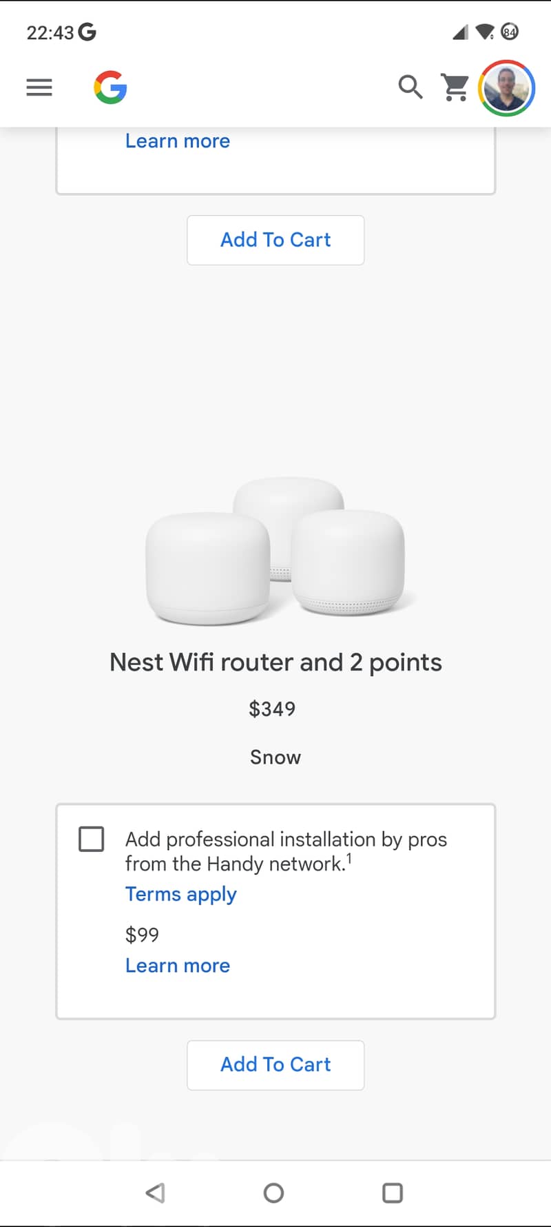 Google Wifi Mesh Router (2nd gen) with smart speakers 3