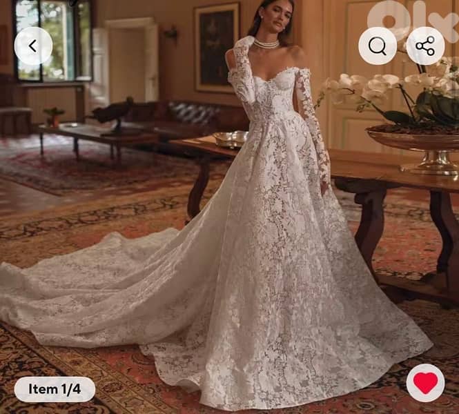 Lace wedding dress 2