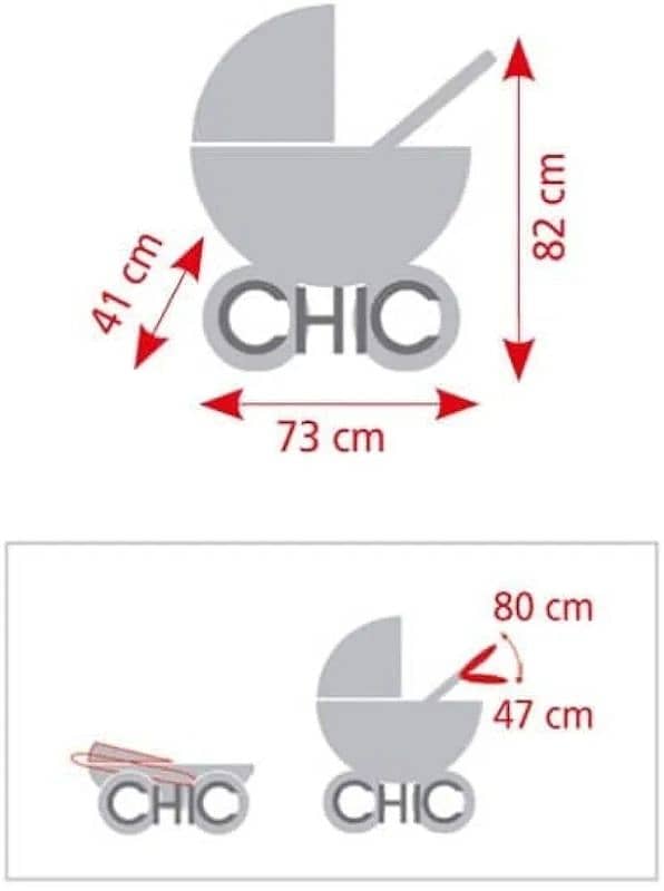 bayer chic 2000 2 in 1 doll stroller foldable 4