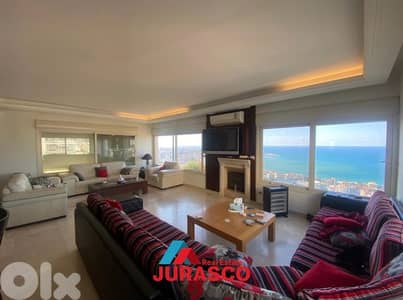 duplex in sahel alma 330m + 40m terrace + sea view/ دوبلكس ساحل علما