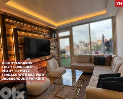 Terrace/Sea view/underground parking/Safra/صفرا ! REF#YH131852 !