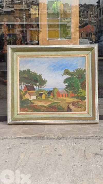 لوحة رسم زيتي اوروبية