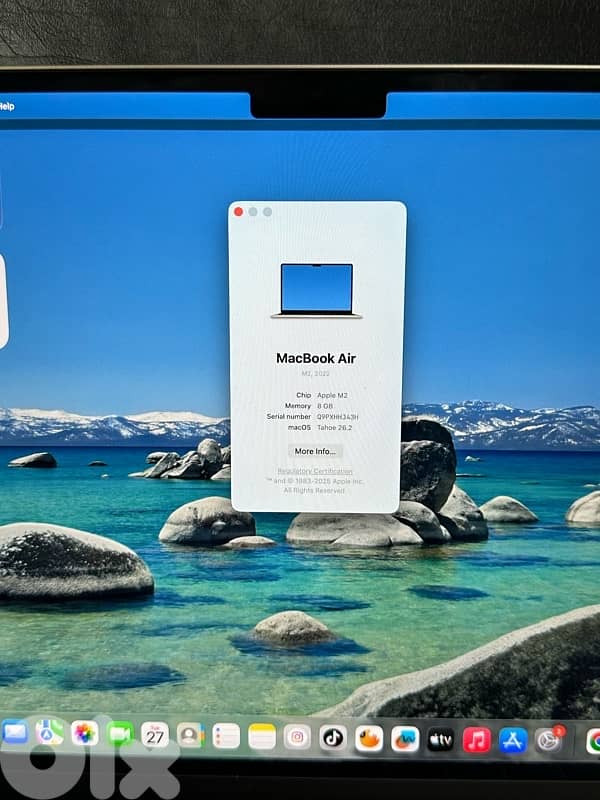 macbook m2 air like new 2