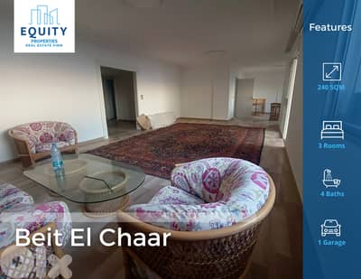 240 SQM Apartment For Rent In Beit El Chaar شقة للإيجار #MH5031