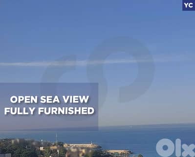 Open sea view, fully furnished, jbeil, Jeddayel/جدايل REF#YC131854