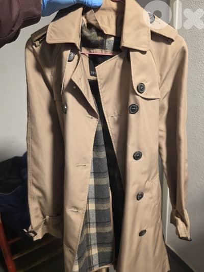 Beige coat from Zara