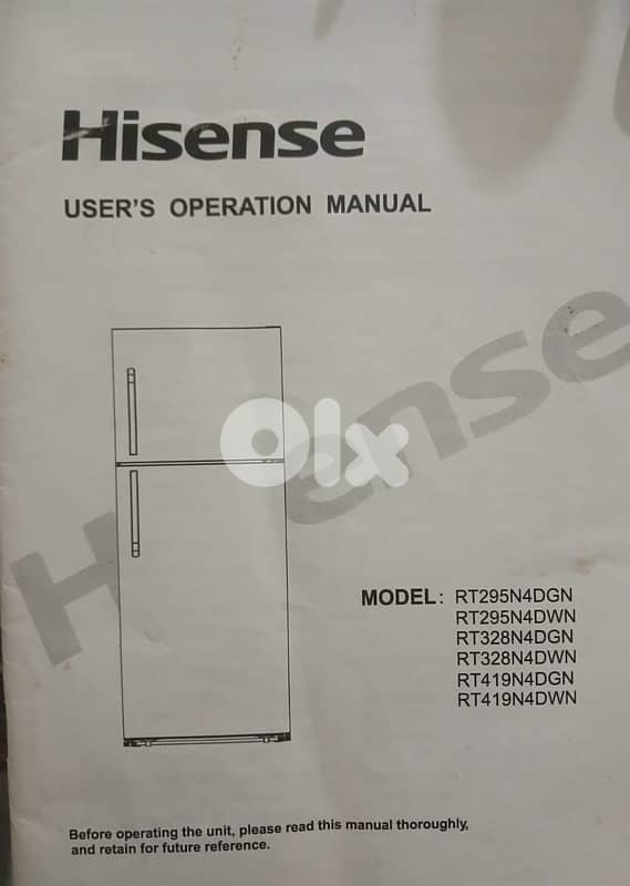 HISENSE refrigerator and freezer 2