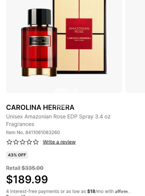 Carolina Herrera Amazonian Rose 100ml Eau de parfum 2