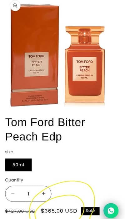 Tom Ford Bitter Peach Eau de Parfum 100ml