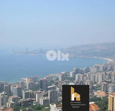 Land for sale in Sahel Alma 750m2 Full Sea View Calm Street/ساحل علما