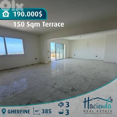 Apartment With Terrace And Sea View For Sale In Jbeil Gherfine