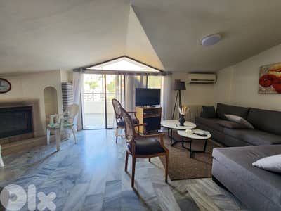 140 SQM Furnished Rooftop in Broumana -Mountain & Sea View + 2 TERRACE