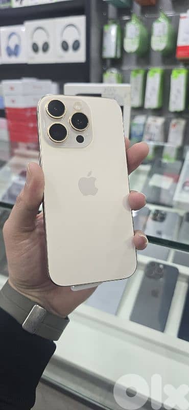 Iphone 16 pro desert 256 gb battery 96% apple warranty