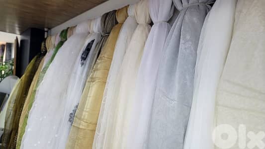 أقمشة وبرادي داخلي وخارجي