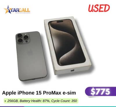 Apple iPhone 15 ProMax e-sim
