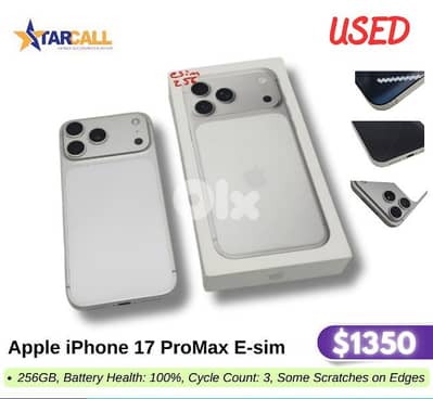 Apple iPhone 17 ProMax E-sim