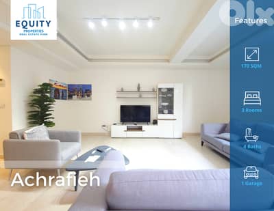 Furnished 170 SQM Apartment For Rent In Achrafieh شقة للإيجار #AA5224