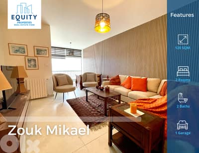 Furnished 120 SQM Apartment For Sale In Zouk Mikael شقة للبيع #RK5326