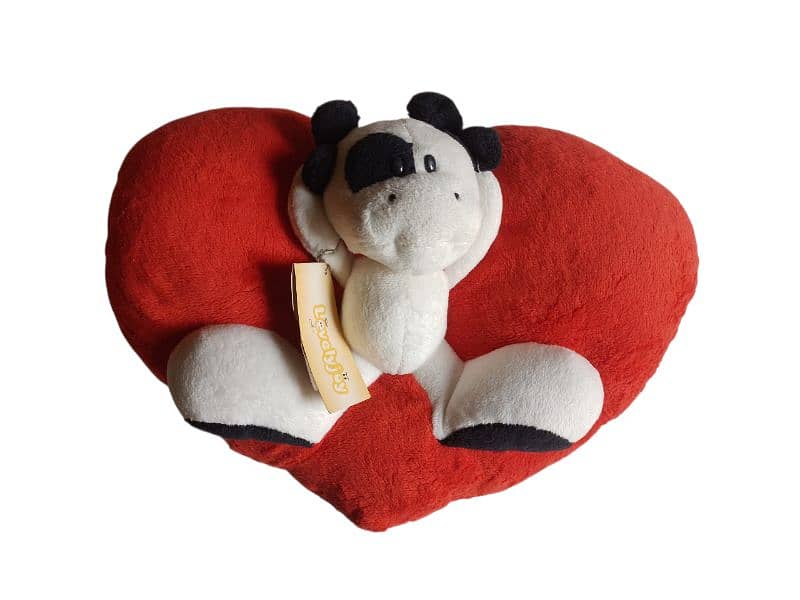 40 x 30cm heart plush 1