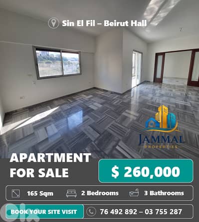 Apartment For Sale - Sin El Fil - Beirut Hall