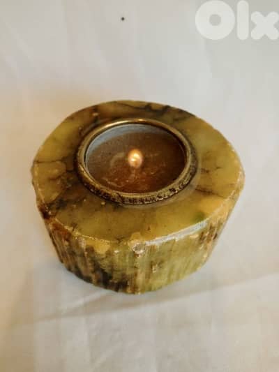 شمعدان أنتيك حجر مرمر