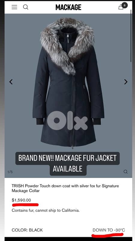 MACKAGE Coats Jacket 3