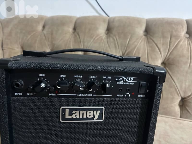 laney amp electric guitar 1