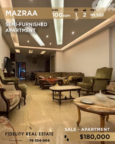 Apartment for sale in Mazraa ML502 شقة  للبيع في مزرعة