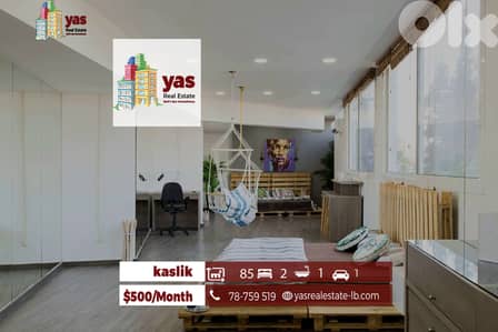 Kaslik 85m2 | Renovated Studio | Open View | Excellent Condition |EH/I