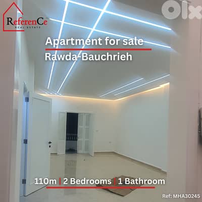 Apartment for sale in rawda-bauchrieh شقة في روضة البوشرية للبيع