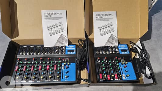 Yamaha F4 & F7 Professional Mixer with USB & Bluetooth)