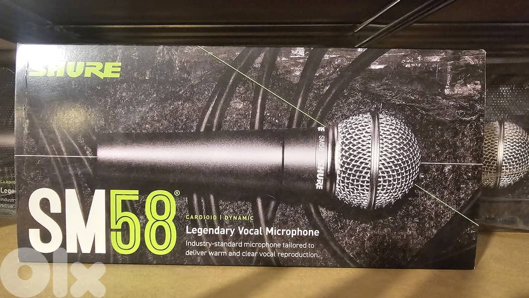 Shure SM58 Wired Microphone – Professional Vocal Mic 1
