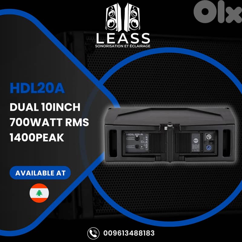 RCF HDL20 Line Array + RCF 9006 Subwoofer – Powerful Professional Soun 4