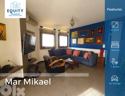 Furnished 63 SQM Apartment With Terrace For Sale In Mar Mikael #AA6149